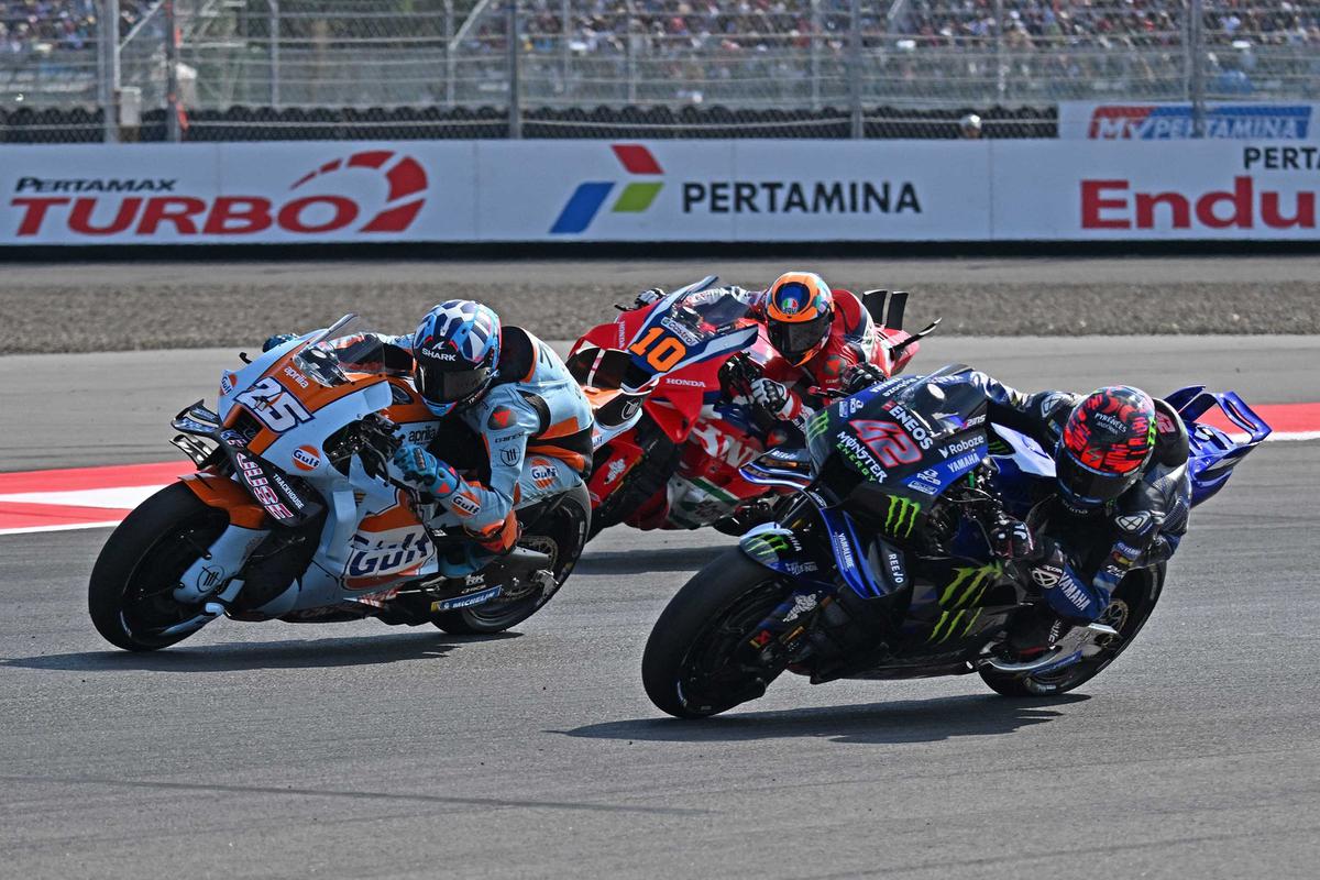 FOTO: Fermin Aldeguer Juara MotoGP Indonesia 2025