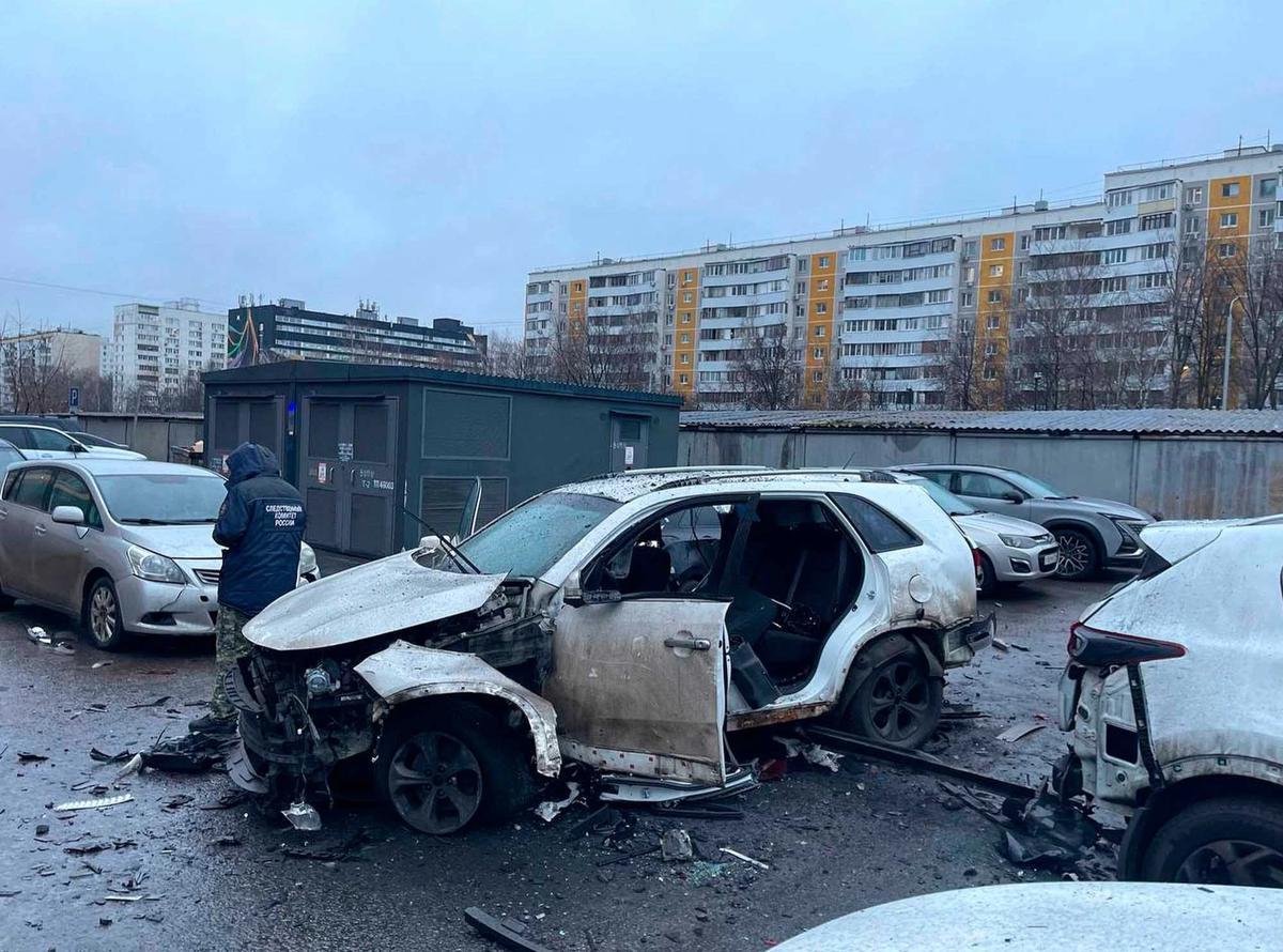 FOTO: Ledakan Mobil di Moskow Tewaskan Jenderal Senior Rusia