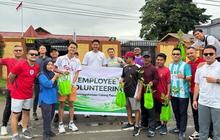 BPJAMSOSTEK Mimika Gencarkan Program Penghijauan, Bagikan Bibit Tanaman di Car Free Day