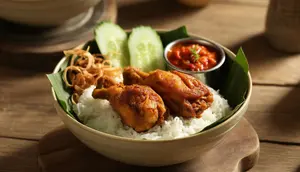 Resep Nasi Ayam Kalasan Rice Cooker yang Praktis