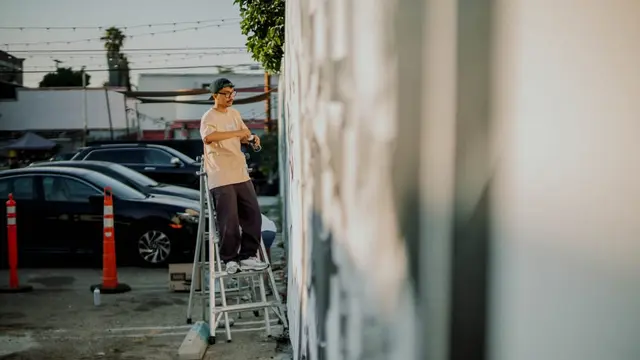 Muklay Pamer Karya Mural di Amerika Serikat. (ist)