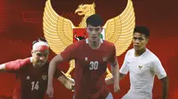 Timnas Indonesia - Asnawi Mangkualam, Elkan Baggott, Fachrudin Aryanto (Bola.com/Adreanus Titus)