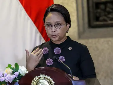 Menteri Luar Negeri RI Retno Marsudi. (Liputan6.com/Faizal Fanani)