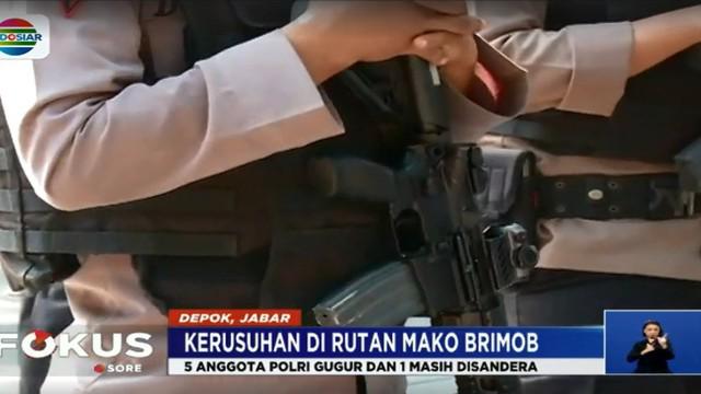 Enam jenazah telah dikirim ke Rumah Sakit Polri Kramat Jati, Jakarta Timur Rabu siang.