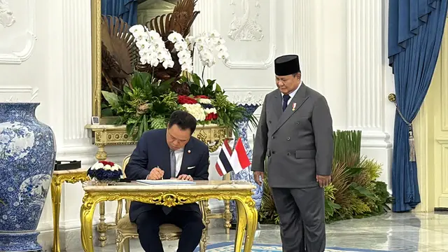 Prabowo Sambut Kunjungan Resmi PM Thailand di Istana