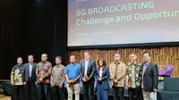 Penyelenggaraan ATVSI Business Forum dengan tema 5G Broadcasting: Challenge & Opportunity. Liputan6.com/Agustinus Mario Damar