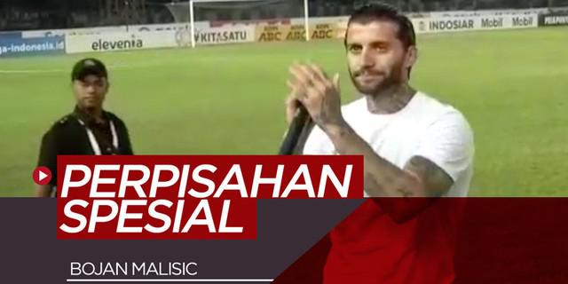 VIDEO: Perpisahan Spesial Bojan Malisic dengan Bobotoh Persib
