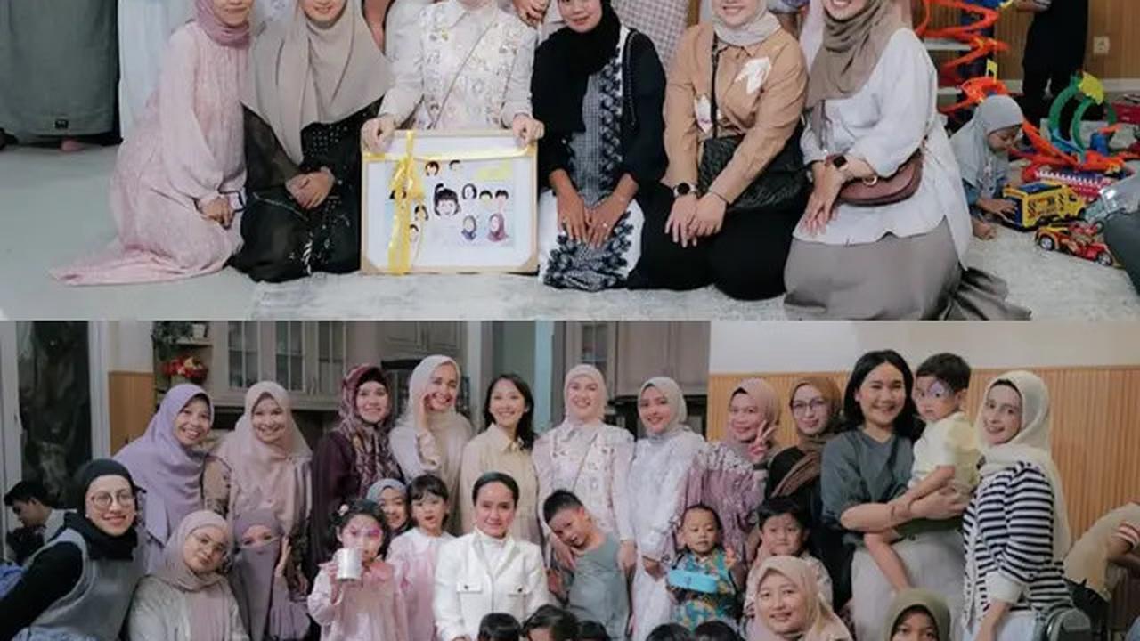 6 Potret Bukber Teman-Teman Anak Irish Bella di Rumah, Sekaligus Silaturahmi Orang Tua