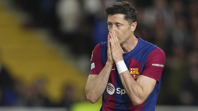 Robert Lewandowski - Barcelona vs PSG