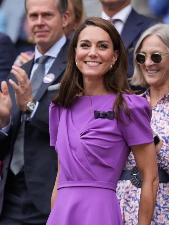 Kate Middleton di Acara Tenis Wimbledon. [@princeandprincessofwales]