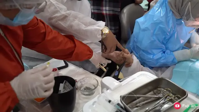 Thariq Halilintar Temani Fuji Operasi Gigi