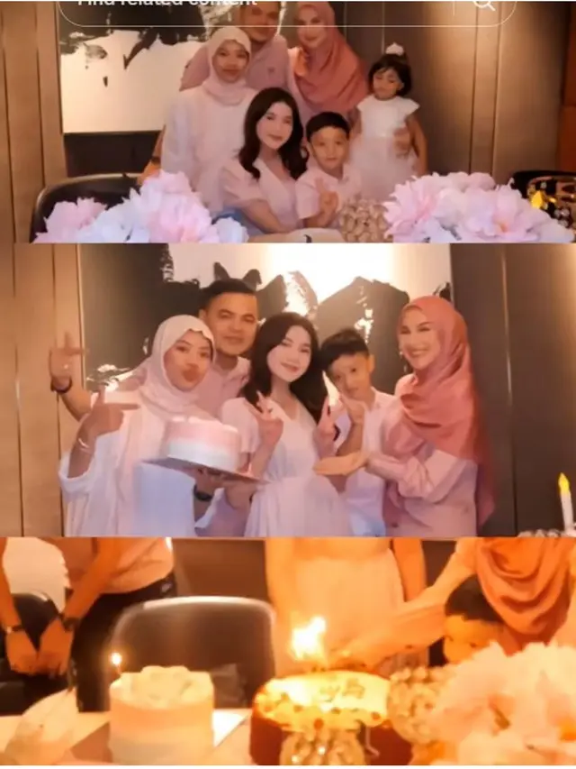 6 Potret Bahagia Keluarga Baru Irish Bella, Rayakan Ultah Anak Sambung