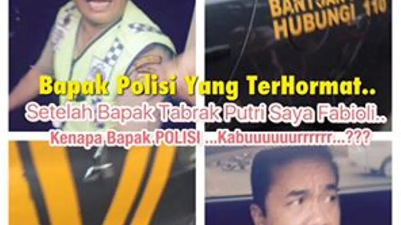 Polisi Pelaku Tabrak Lari Diduga Sengaja Ingin Bunuh Korban