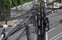 Pramono Buka Opsi Swasta Terlibat Tata Kabel Semrawut di Jakarta