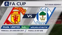 Piala FA_Manchester United Vs Wigan Athletic (Bola.com/Adreanus Titus)