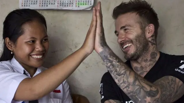 David Beckham dan Sripun