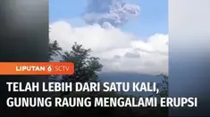 Gunung Raung di perbatasan Kabupaten Banyuwangi, Bondowoso, dan Jember, Jawa Timur, kembali erupsi. Bukan hanya satu kali, Gunung Raung mengalami erupsi berkali-kali sejak Selasa pagi.