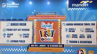 Acara pembukaan Livin' Fest 2025 di NICE PIK 2, Tangerang, Kamis (16/10/2025). (Aisyah Ichsani Maulida/Liputan6.com)