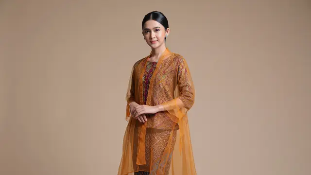 Model Baju Gamis Batik Ibu Pejabat