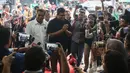Kehadiran Bobby Nasution untuk mengikuti Uji Kelayakan dan Kepatutan (UKK). (Liputan6.com/Angga Yuniar)