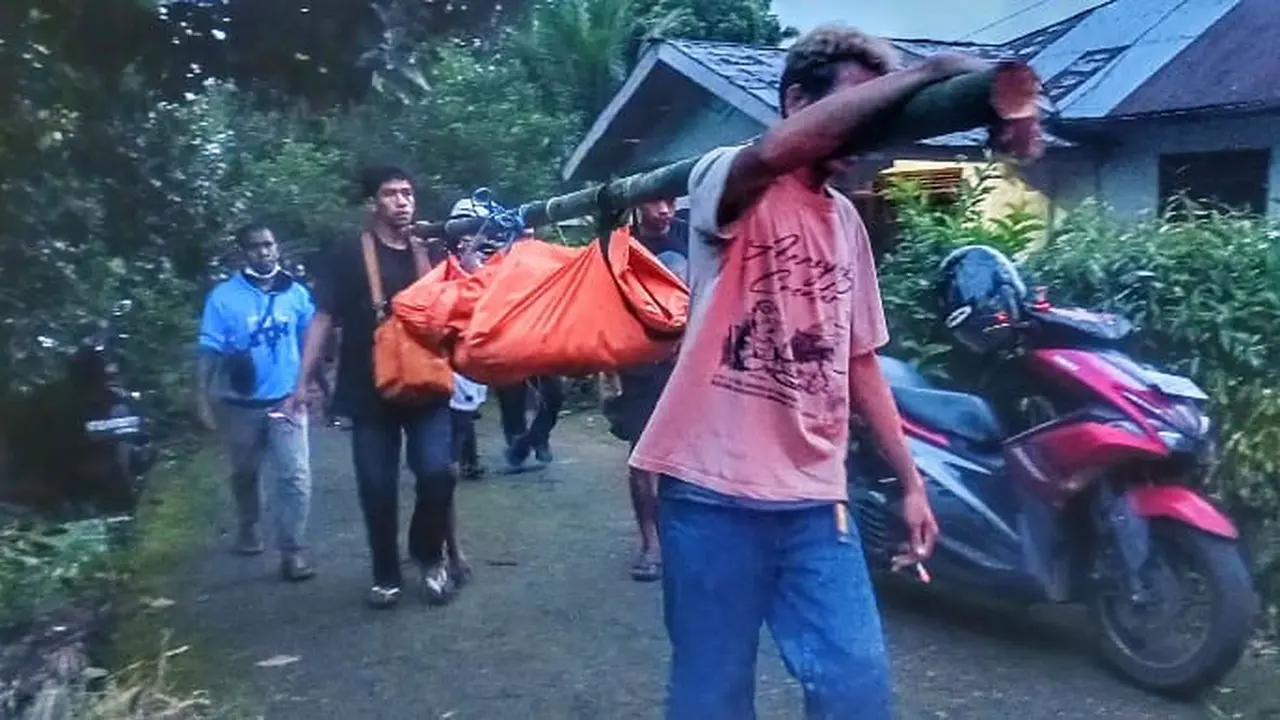 Jenazah siswi SMP di Kabupaten Sikka, NTT yang ditemukan tewas (Liputan6.com/Ola Keda)