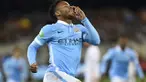 Raheem Sterling mencetak gol perdananya bagi Manchester City dalam tempo kurang dari 3 menit ke gawang AS Roma di International Champions Cup 2015.