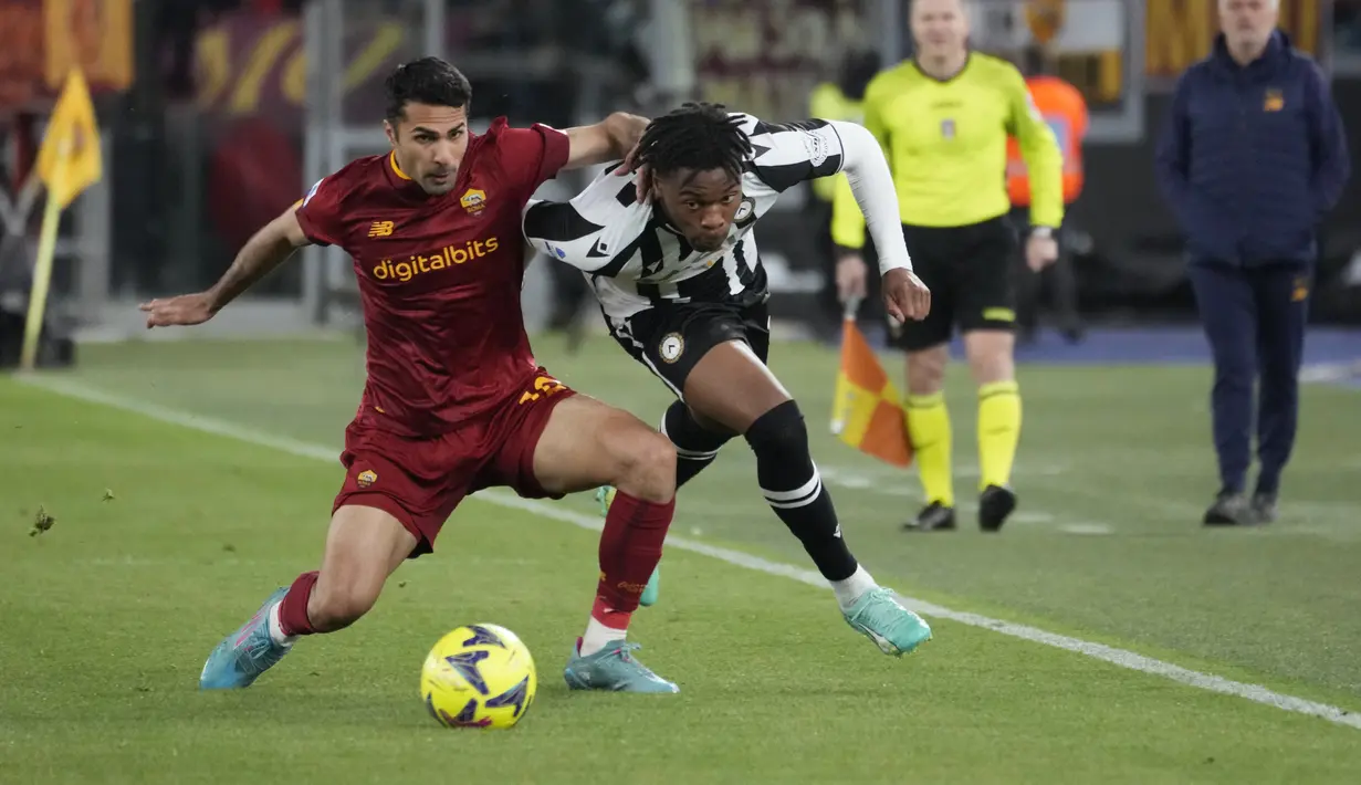 Pasukan Jose Mourinho itu menang 3-0 atas Udinese. (AP Photo/Andrew Medichini)