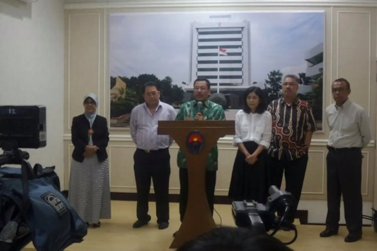 Jumpa pers rencana penggalangan dana untuk Rio Haryanto