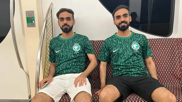 Suporter Arab Saudi di Piala Dunia 2022
