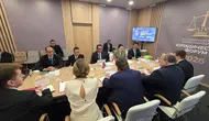 Menkum Supratman Sampaikan Capaian Posbankum di Legal Forum Rusia 