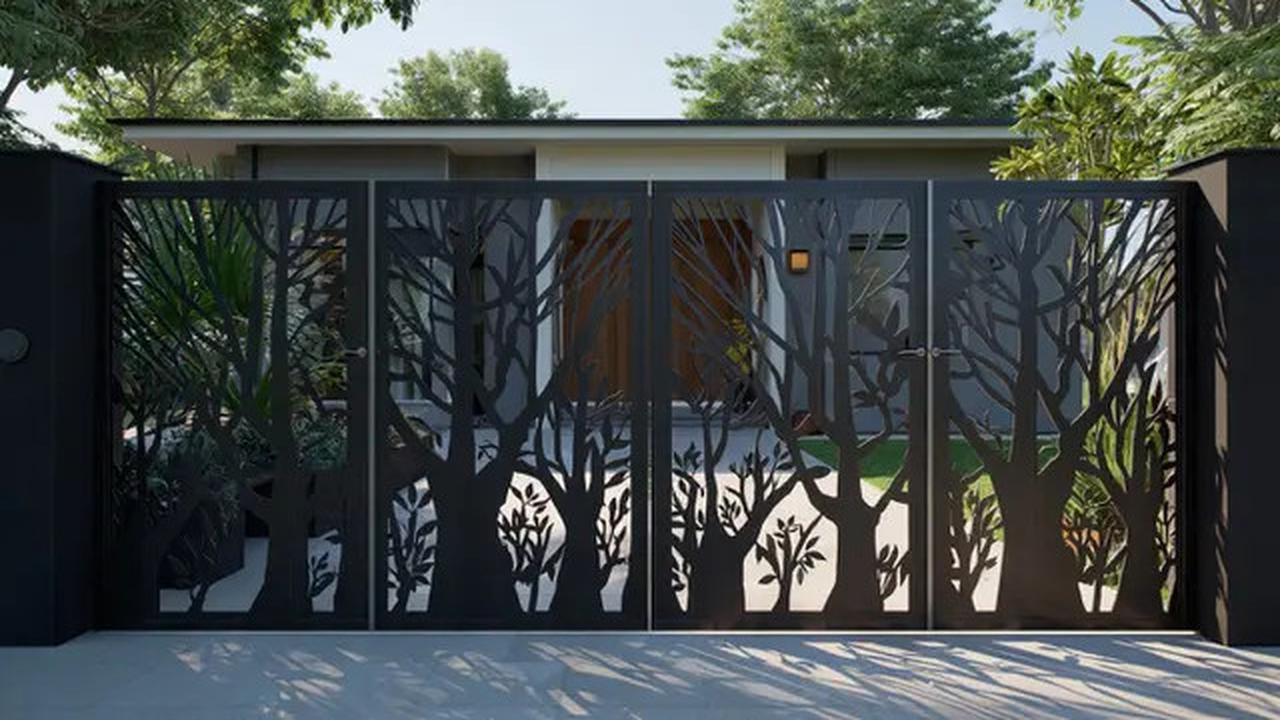10 Model Pagar Laser Cutting Terbaru, Desain Ini Bikin Rumah Tampak Mewah di 2025