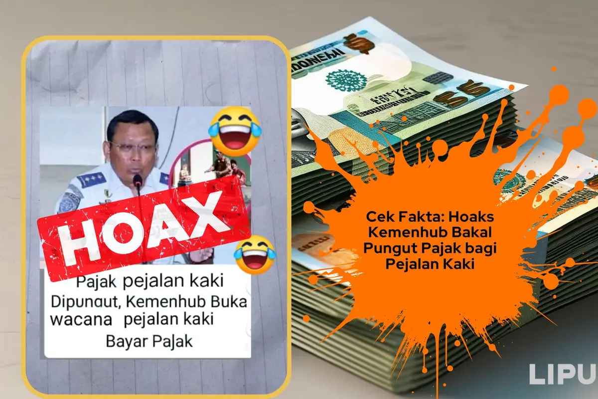 Cek fakta Kemenhub bakal pungut pajak pejalan kaki