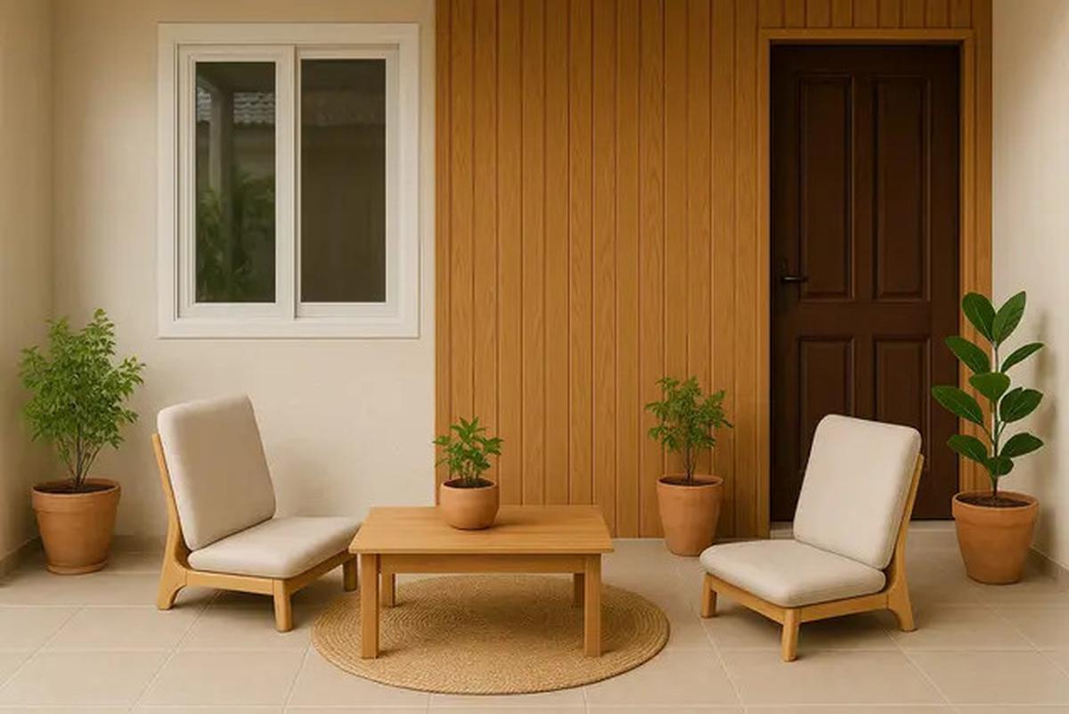 7 Rekomendasi Desain Ruang Tamu di Teras Rumah Subsidi yang Estetik