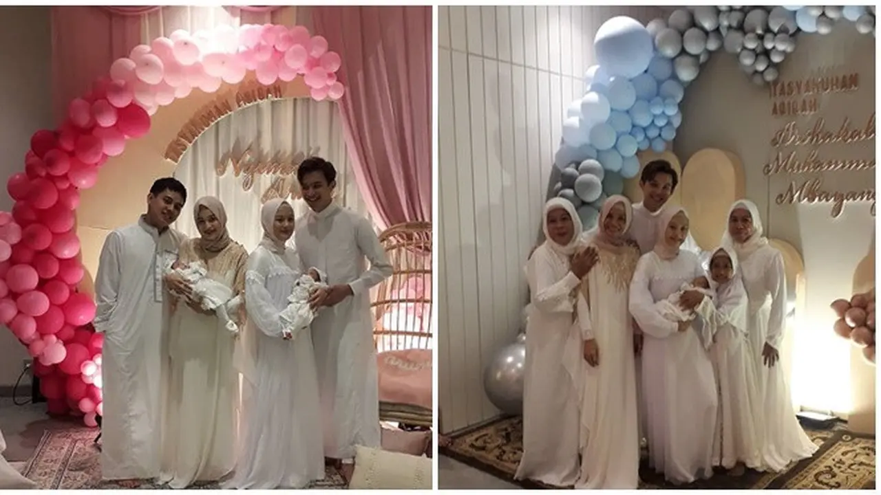 6 Momen Akikah Buah Hati Dinda Hauw, Digelar Bersamaan dengan Tasyakuran Anak Kakaknya