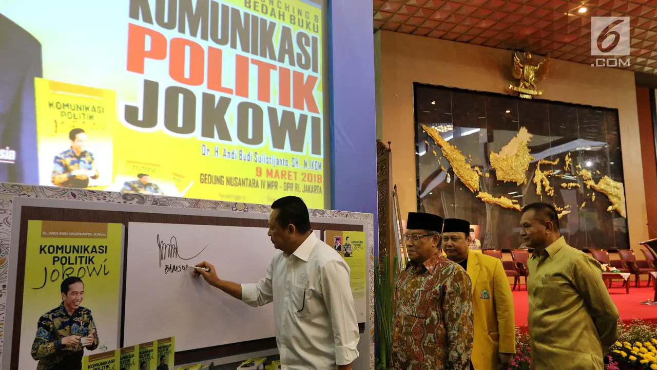 Bamsoet dan Said Aqil Hadiri Peluncuran Buku Komunikasi Politik Jokowi