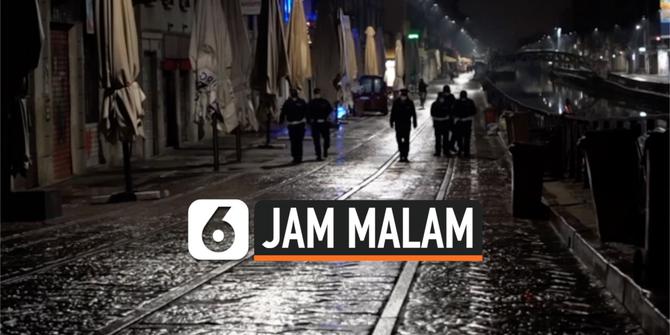 VIDEO: Jam Malam diberlakukan Akibat Lonjakan Kasus Covid-19 di Milan