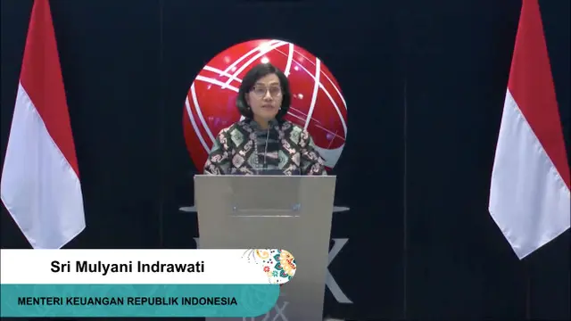 Menteri Keuangan Sri Mulyani saat penutupan perdagangan bursa, Jumat (30/12/2022). (Foto: tangkapan layar/Pipit I.R)