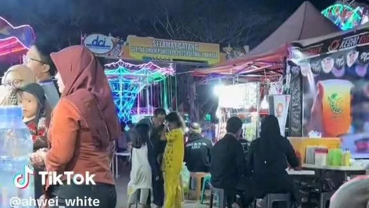 VIDEO: Bikin Nangis, Momen Tunanetra Ajak Kedua Anaknya Liburan ke Pasar Malam