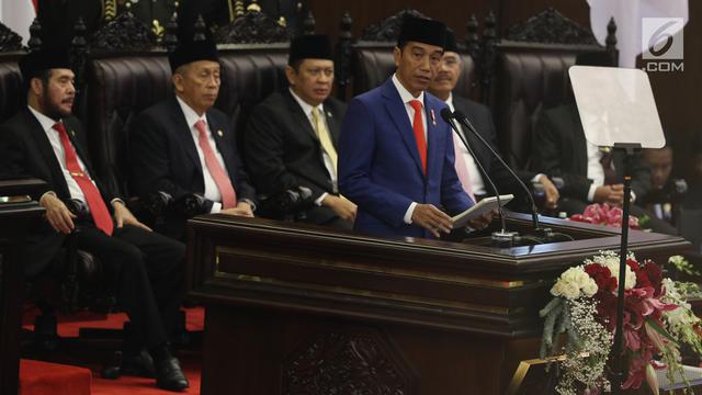 Jokowi Sampaikan Pidato Kenegaraan