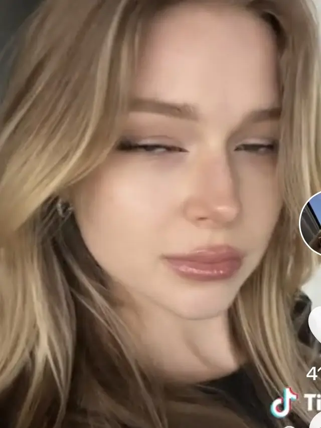 Pengguna TikTok aplikasikan makeup tired look. Dok. TikTok @nerulera