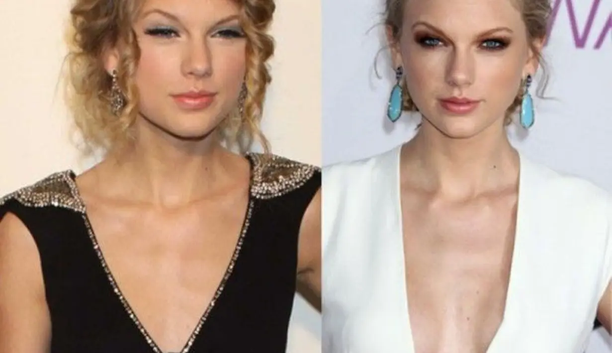 Meski banyak yang yakin bahwa Taylor Swift melakukan operasi payudara, namun ada pula yang meragukannya. (pinterest)