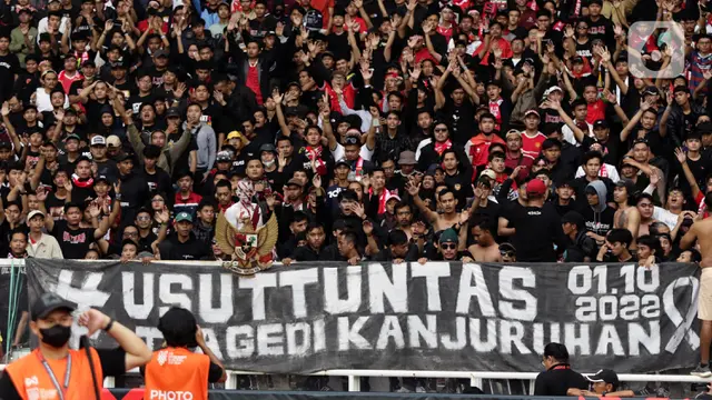Suporter Suarakan Pengusutan Tuntas Tragedi Kanjuruhan