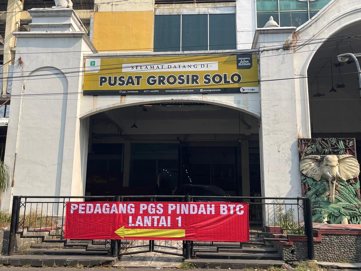 Pusat Grosir Solo Tutup Permanen