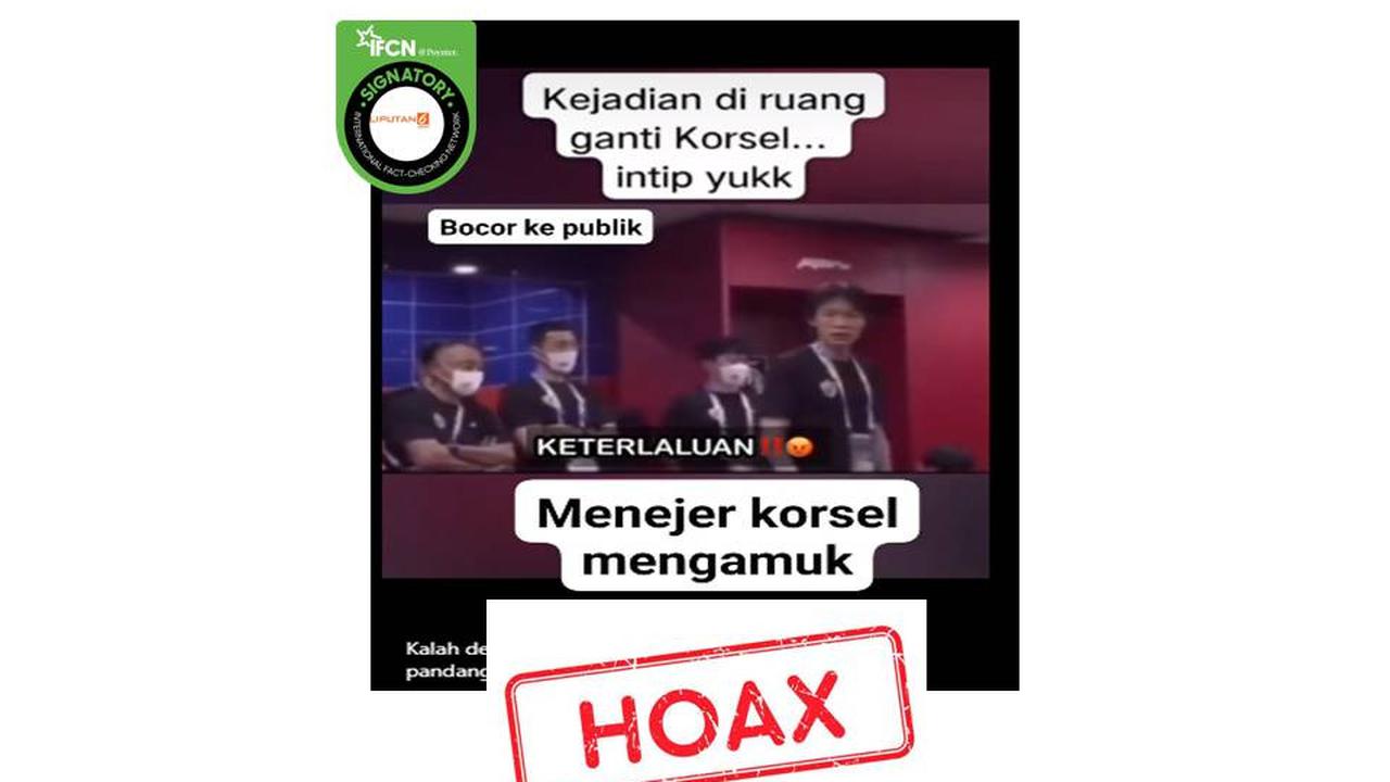 Cek fakta video pelatih Korsel