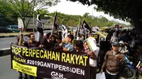 Aktifis Gerakan Nasional untuk Rakyat minta aksi 2019 Ganti Presiden Dihentikan