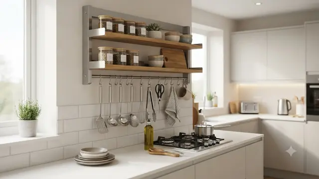 Inspirasi Rak Dapur Multifungsi