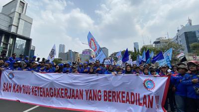 Tolak Pesangon Murah dan Outsourcing, Buruh Siap Demo di 38 Provinsi