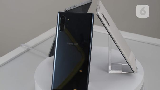 Samsung Galaxy Note 10 Plus. Liputan6.com/Istiarto Sigit Nugroho