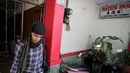 Suasana lokasi tempat terbunuhnya Deudeuh Alfisahrin, Jakarta, Rabu (15/4/2015). Rumah kos Boarding House di kawasan Tebet tampak sepi pasca terbunuhnya Deudeuh. (Liputan6.com/Faizal Fanani)