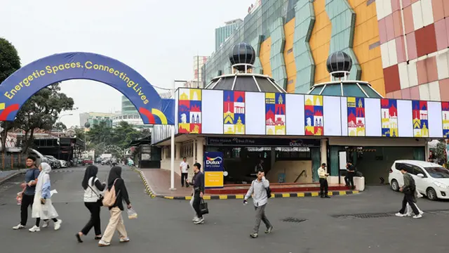 Wajah baru terowongan Mal Blok M yang kini jadi Blok M Hub